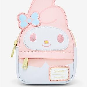 Loungefly BoxLunch Exclusive My Melody Figural Fanny pack and Wristlet